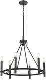 Millennium 25656-MB Skyva Contemporary Matte Black Ceiling Chandelier