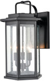 Millennium 2685-PBK Ellis Powder Coat Black Exterior 18" Wall Light Fixture