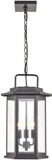 Millennium 2687-PBZ Ellis Powder Coat Bronze Outdoor Drop Ceiling Light Fixture