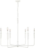 Millennium 29406-TWH Savanne Modern Textured White Chandelier Light