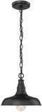 Millennium 2952-PBK Vintage Powder Coated Black Outdoor Pendant Light Fixture