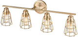 Millennium 3384-MG Modern Gold 4-Light Bathroom Sconce