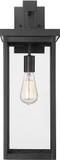 Millennium 42602-PBK Barkeley Powder Coated Black 22" Outdoor Wall Mounted Lamp