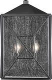 Millennium 42642-PBK Caswell Vintage Powder Coated Black 11.5" Outdoor Wall Sconce Lighting