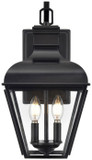 Millennium 43102-MB Edenton Matte Black 9" Outdoor Wall Lighting