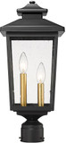 Millennium 4644-PBK Eldrick Powder Coated Black Outdoor Post Lamp