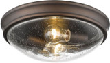 Millennium 5228-RBZ Rubbed Bronze 12" Flush Lighting