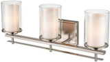 Millennium 5503-BN Huderson Modern Brushed Nickel 3-Light Bath Lighting Sconce