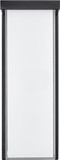 Millennium 74201-PBK Modern Powder Coated Black LED 14" Outdoor Wall Sconce