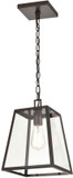 Millennium 8011-PBZ Grant Powder Coat Bronze Outdoor 9" Ceiling Light Pendant