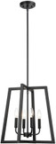 Millennium 8144-MB Modern Matte Black Foyer Lighting