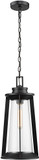 Millennium 8204-PBK Bolling Retro Powder Coated Black Outdoor Hanging Light
