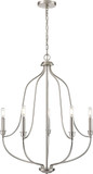 Millennium 98005-BN Senoia Contemporary Brushed Nickel Chandelier Lighting