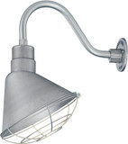 Millennium RLM RAS12-GA R Series Galvanized 12" Outdoor Lamp Sconce