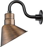 Millennium RLM RAS10-NC R Series Natural Copper 10" Outdoor Sconce Lighting
