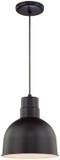 Millennium RLM RDBC10-SB R Series Satin Black Mini Hanging Lamp