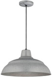Millennium RLM RWHC17-GA R Series Galvanized 17" Pendant Lamp