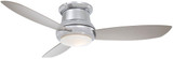 Minka Aire F519L-PN Concept II Modern Polished Nickel LED 52" Home Ceiling Fan