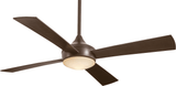 Minka Aire F523L-ORB Aluma Wet Contemporary Oil Rubbed Bronze LED 52" Home Ceiling Fan