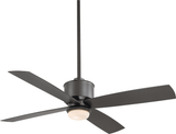 Minka Aire F734L-SI Strata Contemporary Smoked Iron LED 52" Home Ceiling Fan