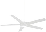 Minka Aire F767L-WHF Skymaster Contemporary Flat White LED 65" Home Ceiling Fan