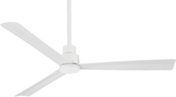 Minka Aire F787-WHF Simple Modern Flat White 52" Ceiling Fan