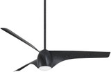 Minka Aire F839L-MBM Airewave Modern Matte Black Maple LED 65" Ceiling Fan