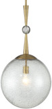 Minka Lavery 1338-923 Populuxe Modern Oxidized Aged Brass Ceiling Pendant Light