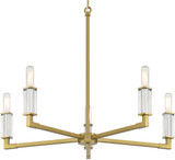 Minka Lavery 1457-695 Oro District Modern Soft Brass Hanging Chandelier