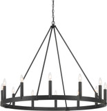 Minka Lavery 1716-66A Dutton Modern Coal Chandelier Light