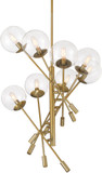 Minka Lavery 2748-695 Auresa Contemporary Soft Brass Chandelier Lamp
