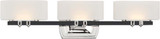 Minka Lavery 3013-572-L Drury Contemporary Polished Nickel LED 3-Light Vanity Light