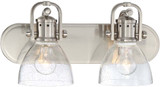 Minka Lavery 3412-84 Brushed Nickel 2-Light Bathroom Light Fixture