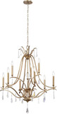Minka Lavery 4449-582 Laurel Estate Crystal Brio Gold Chandelier Lighting