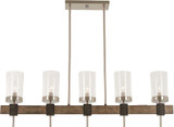 Minka Lavery 4635-106 Bridlewood Stone Grey with Brushed Nickel Kitchen Island Lighting