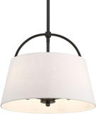 Minka Lavery 5395-66A Headington Modern Coal 18" Ceiling Pendant Light