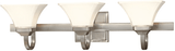 Minka Lavery 6813-84 Agilis Brushed Nickel 3-Light Vanity Light