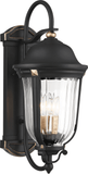Minka Lavery The Great Outdoors 73233-738 Peale Street Sand Coal and Vermeil Gold 9.5" Outdoor Wall Lamp