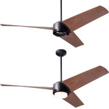 Modern Fan Company AMB-MB-56-MG Ambit DC Modern Matte Black w/ Mahogany Blades LED 56" Ceiling Fan