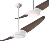 Modern Fan Company IC2-GW-56-GY IC/Air2 Contemporary Gloss White LED 56" Home Ceiling Fan