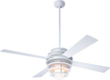 Modern Fan Company SLA-WH-52-WH-LED Stella Modern White/Gloss White LED 52" Ceiling Fan