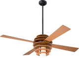 Modern Fan Company SLA-MP-52-MP-LED Stella Contemporary Maple/Dark Bronze LED 52" Home Ceiling Fan