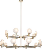 Matteo C33818CG Cloudburst Contemporary Champagne Gold Hanging Chandelier