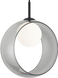 Matteo C60611BKSM Delcia Modern Black LED Mini Lighting Pendant
