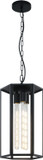 Matteo C64503MB Creed Contemporary Matte Black 10" Mini Hanging Lamp