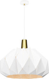 Matteo C70911WH The Origami Contemporary White 19.3" Hanging Light