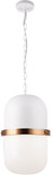 Matteo C73803WHOP Tillie Modern White 11" Mini Hanging Light Fixture