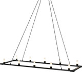 Matteo C75210MB Cascadian Contemporary Matte Black Halogen Island Lighting