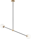Matteo C78712AGCL Cosmic Modern Brass Pendant Hanging Light
