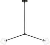 Matteo C81742BKCL Novo Contemporary Black Chandelier Light
